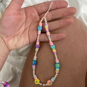 Phone strap “Bella” in Pastel colors